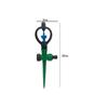 Garden Farm Irrigation Sprinkler With Support 360 Degrees Rotary Lawn Watering