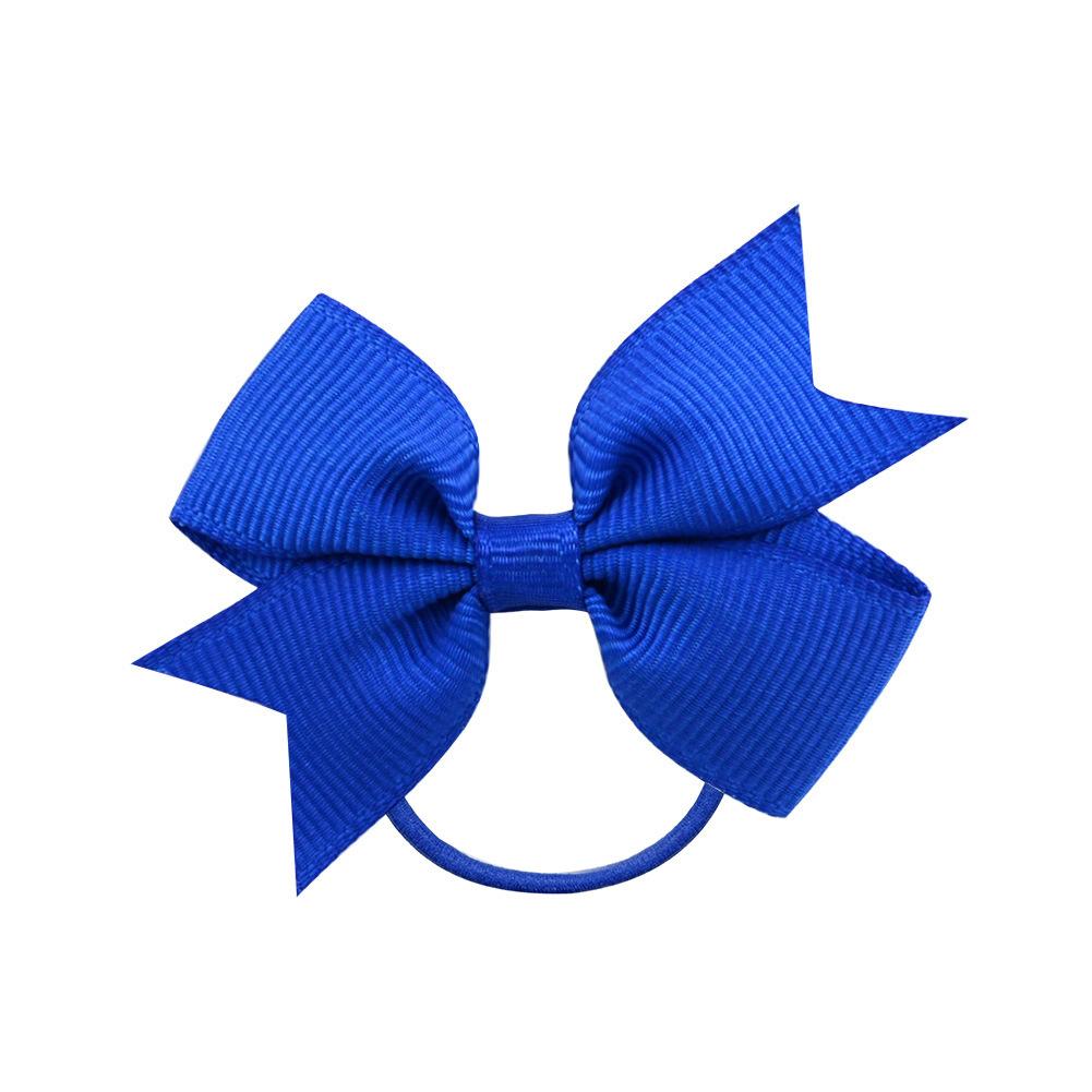 Children'S Versatile Xiaoqi Small Bow Solid Color Rubber Band Hair Band Baby Headgear Girls Hair Accessories 028
