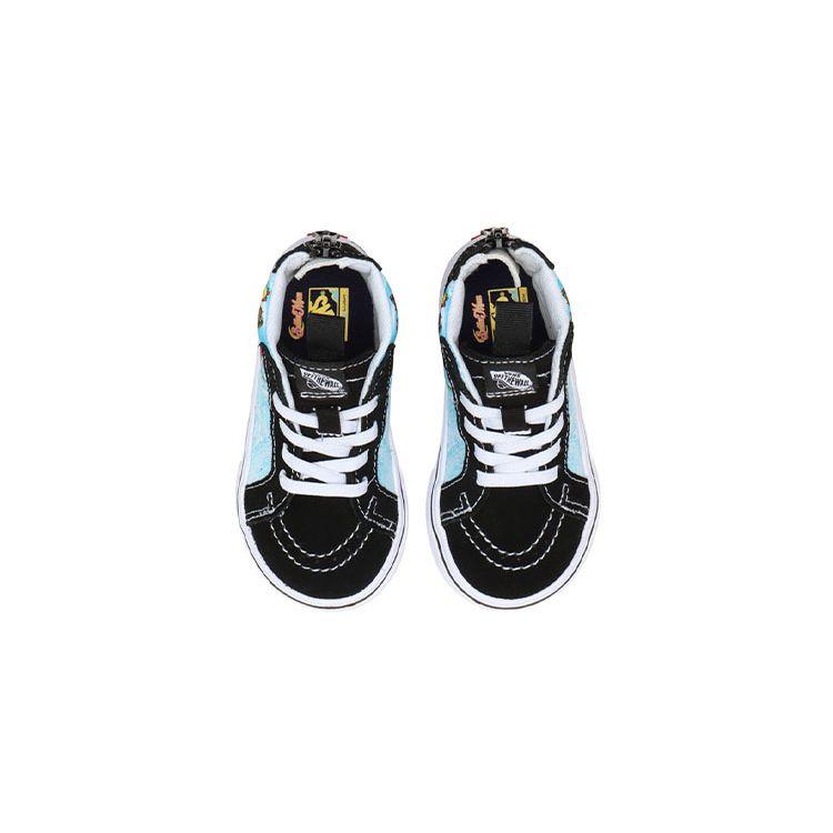 Vans Sailor Moon X Sk8-Hi Zip ComfyCush Toddler Pretty Guardian Baby Sneakers Black Multi VN0A4VJNSKQ