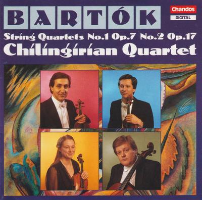 CD CHILINGIRIAN STRING QUARTET Bartok strijkkwartetten nr. 1 nr. 2 CHAN8588 Chandos 1988 VK Klassiek Gebruikt