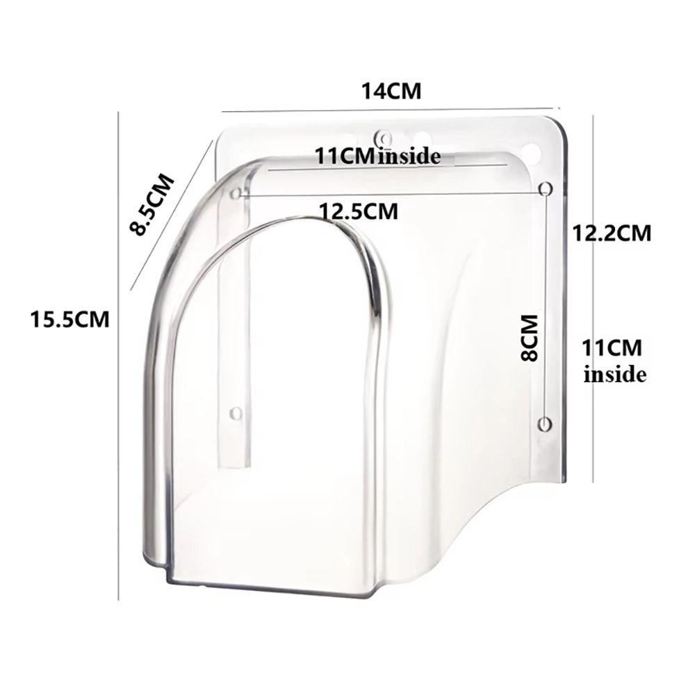 1Pcs 86 Type Door Keypad Cover Chime Button Doorbell Protective Cover  For Wireless Doorbell