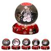 Christmas Crystals Balls Decor Bedside Desk Ornament Lights Bedroom Colorful Light Resin Night Light Christmas Decoration Gifts