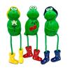 Frog Resin Ornament Long Legged Frog Tabletop Decoration Sitting Frog Figurine for Garden Indoor Desk Mantel Decor