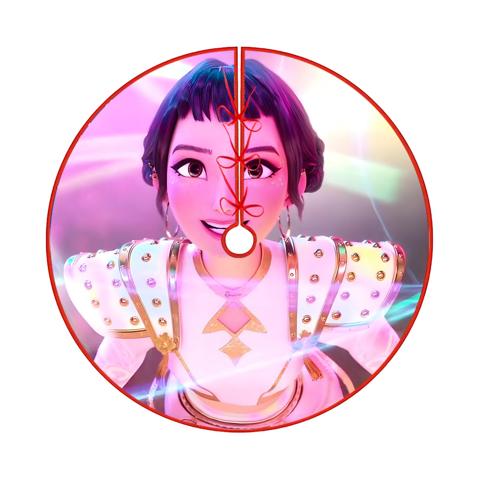 

Christmas Tree Skirt Decoration For Home Xmas Tree Decorations Skirt Ornament Festive Holiday Party Decorations Indoor Outdoor One Size