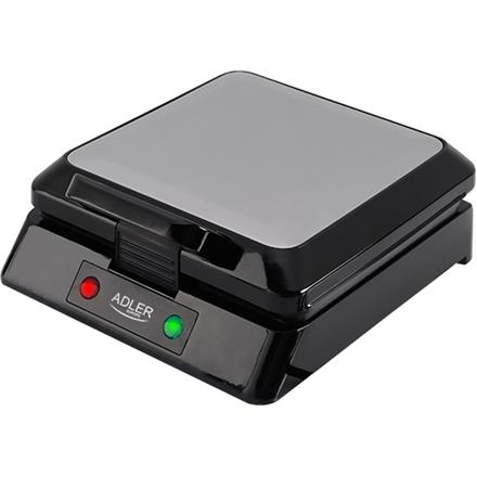 Adler | Waffeleisen | AD 3036 | 1500 W | Teigmenge 4 | Belgien | Schwarz