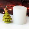Elegante Silikon-Seifenformen Weihnachtsthema Kerzen-Bastelformen Silikontextur Handwerkszeug Handarbeitsbedarf