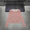 2026 Spring Floral Striped Knit Cardigan - Slimming, Versatile European Style