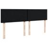 Ottoman Bed with Mattress & LEDs Black 140x200 Cm Fabric
