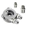 Oil Cooler Sandwich Plate Filter Adapter Turbo Thermostat Oil Sender Adapter High Quality Aluminum AN8 AN10 Car Parts