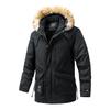 2026 New Winter Men Long Coat Military Fur Hood Warm Tactical Bomber Army Korean Thick Multi Pockets Overcoat Male Warm Parka