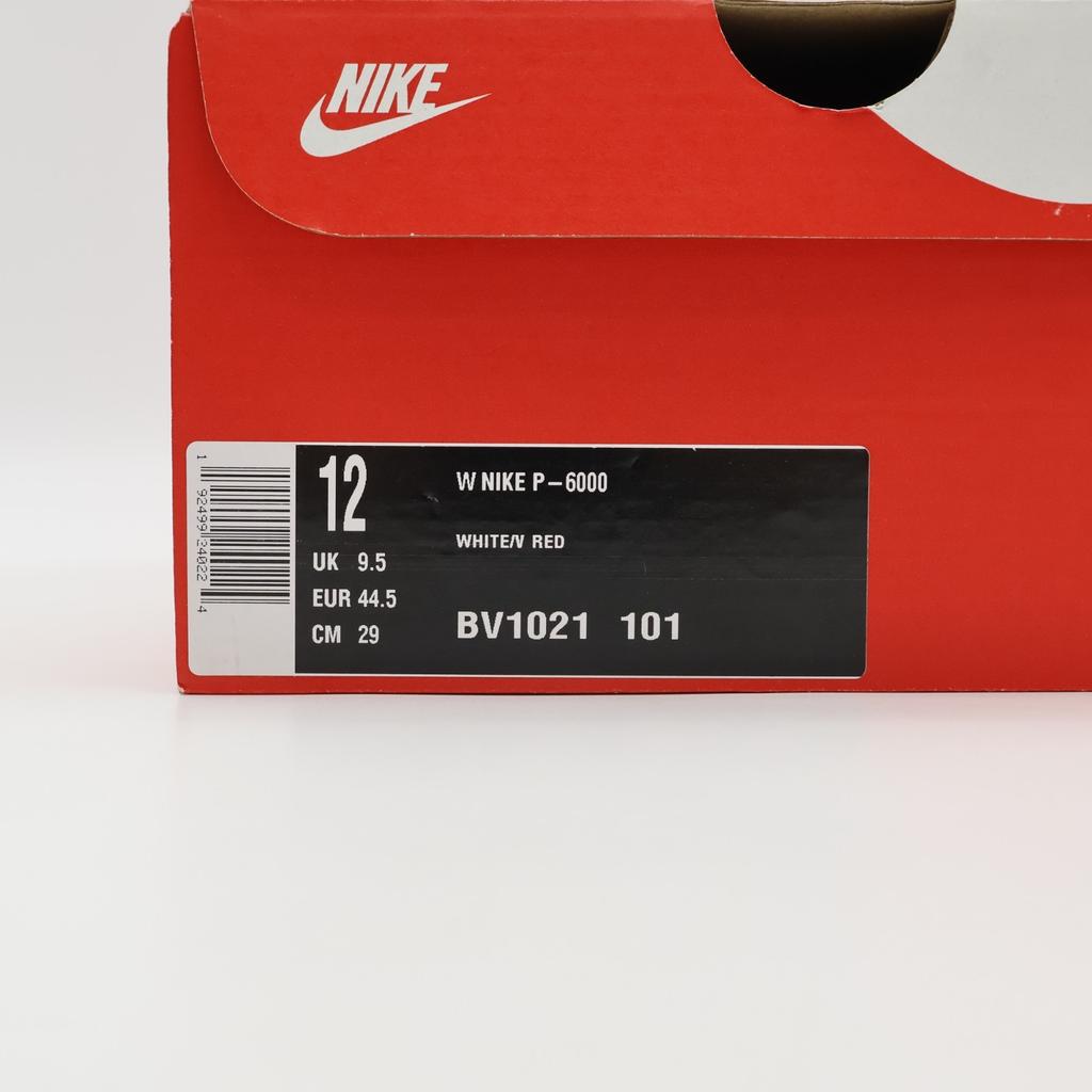 BV1021-101 Nike P-6000 White Varsity Red (Women's)