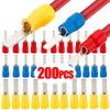 50/200pcs Wire Connector Kit Multifunctional Plug-in Type Connectors Home Electrical Equipment Repair Insulated Terminal Blocks