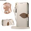 Zipper Wrist Strap Leather Wallet with Card Slot Phone Case for IPhone 17 Air 16 16E 15 14 13 12 Pro Max Plus Protective Cover