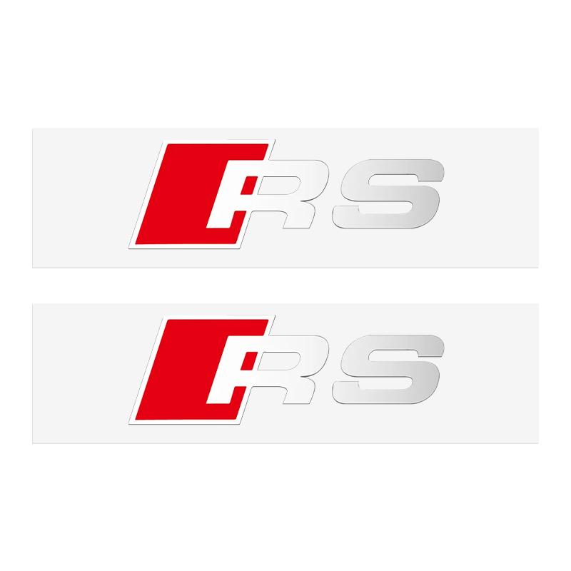 For Audi Sline quattro RS A4 B5 B6 A3 A5 A6 C6 C5 A1 A7 A8 Q2 Q3 Car Body Window Trunk Decoration Stickers Auto Accessories