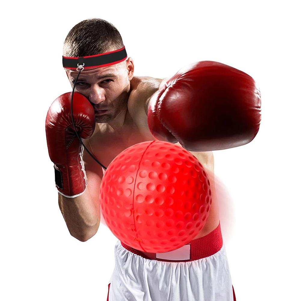 Boxing Training Ball Boxing Speed Ball with Adjustable Headband Improve Speed React Reflex Ball kids Boxing Equipment