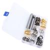 Grommet Tool Kit 12mm Large Electroplated Metal Eyelets Tool Set Handicraft Decoration Office Equipment