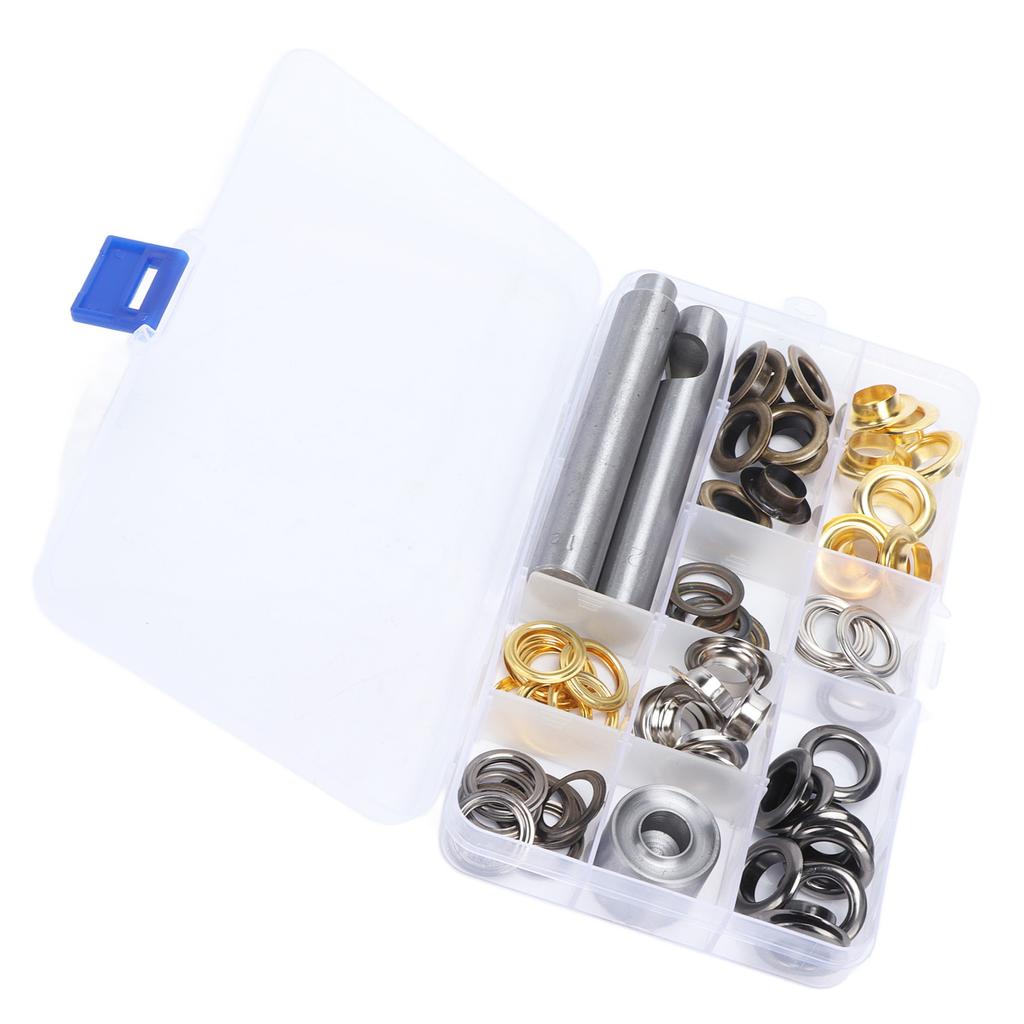 Grommet Tool Kit 12mm Large Electroplated Metal Eyelets Tool Set Handicraft Decoration Office Equipment