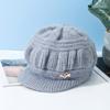 Middle Aged Elderly Hat Winter.Mother's Woolen Hat Velvet Thickened Grandmother's Warm Knit Old Lady's Hats EMA