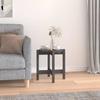 VidaXL Coffee Table Grey Ø 42.5x45 Cm Solid Pine Wood 822314