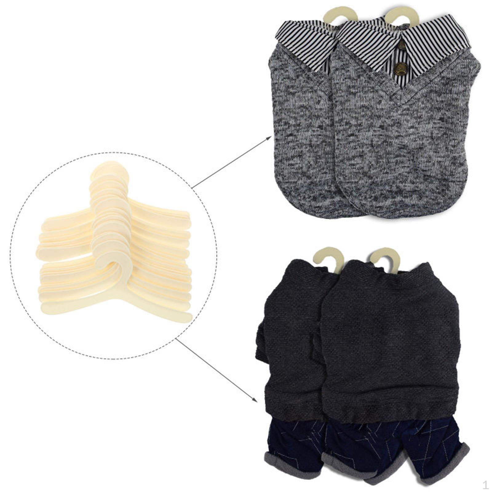 

20 шт. вешалки для домашних животных, вешалки для детской одежды, легкие для маленьких собак, вешалка для кукол, котенок