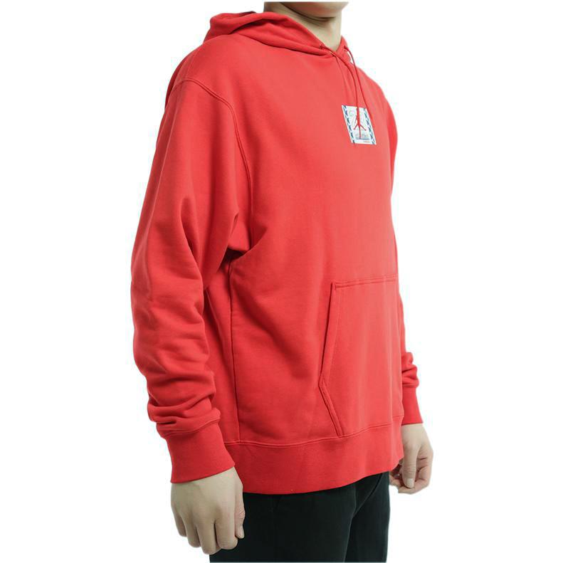 Nike Solid Color Hooded Sweatshirt Comfortable Casual Hoodie Men tops Red CW8619-650