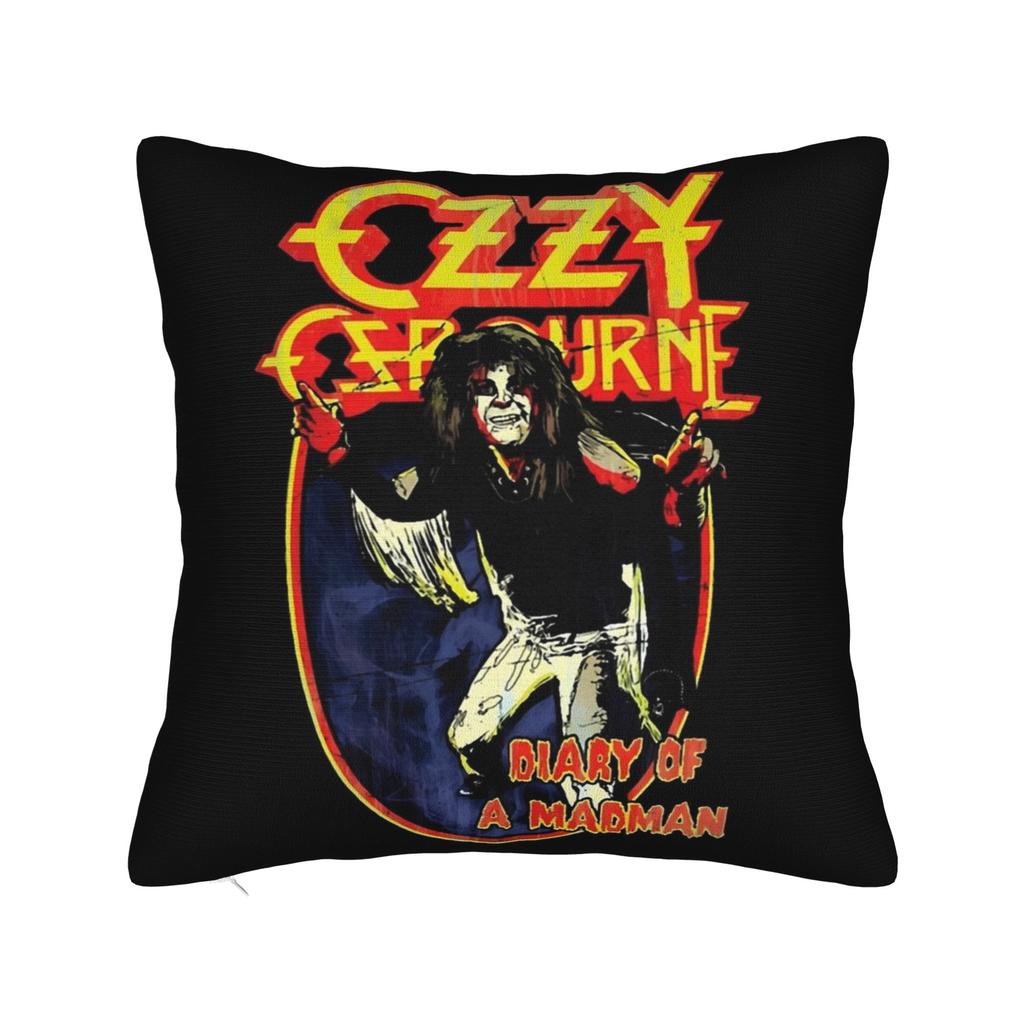 Pillow Case Ozzy Osbourne  Custom  Pillow Cover For Living Room Bed Chair Retro Trendy Pillowcases