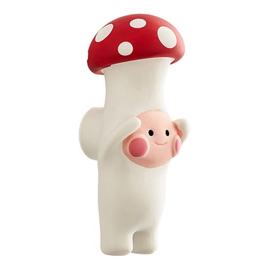 3D Mushroom Hook Refrigerator Magnet Resin Mushroom Shape Decorative Magnet Home Kitchen Office Whiteboard Cabinet Locker Fridge Magnet B