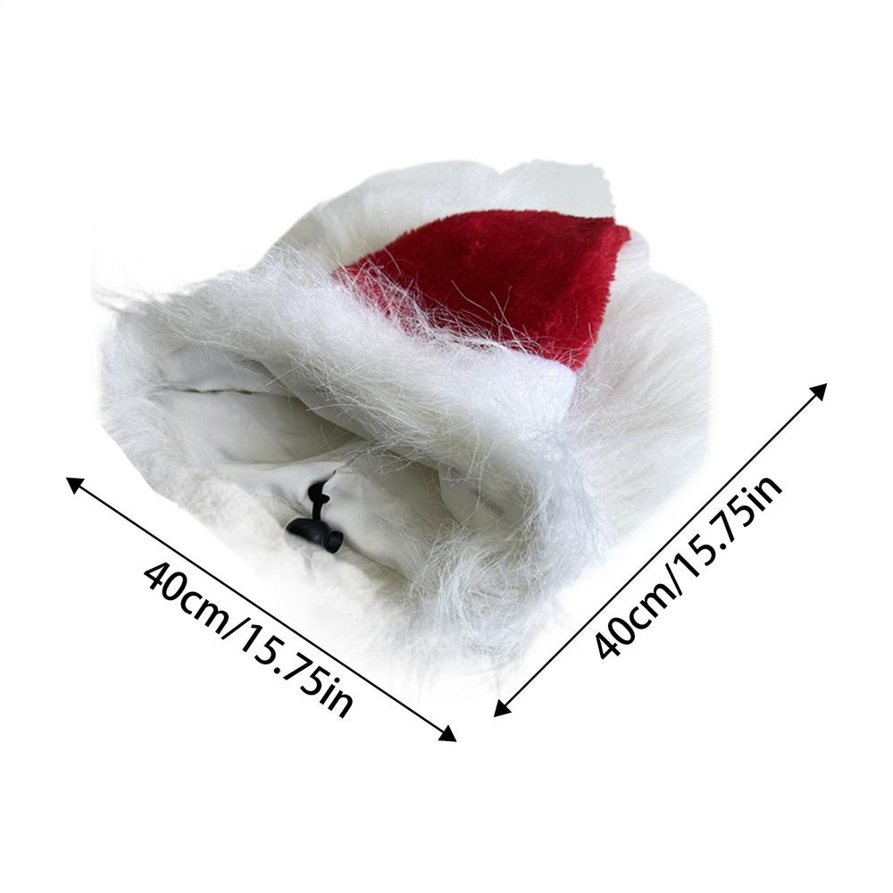 

Dog Christmas Hat Dog Christmas Red Hat Pet Costume For Winter Days Night Outside Family Friends Youth Teens Girls Boys Kids білий
