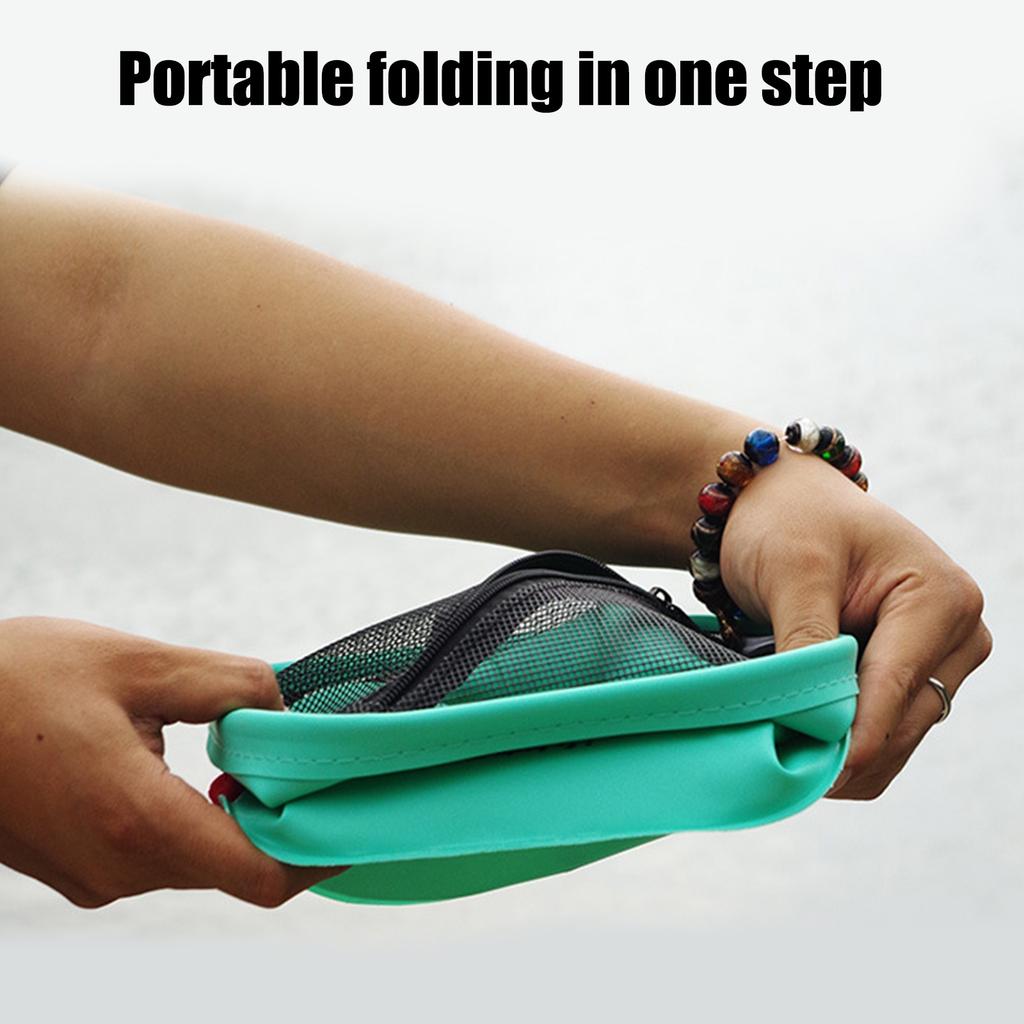 7L/13L Outdoor Fishing Bucket Water Resistant Outdoor Camping Bucket Hand Carry Fish Bucket Fishing Accessories