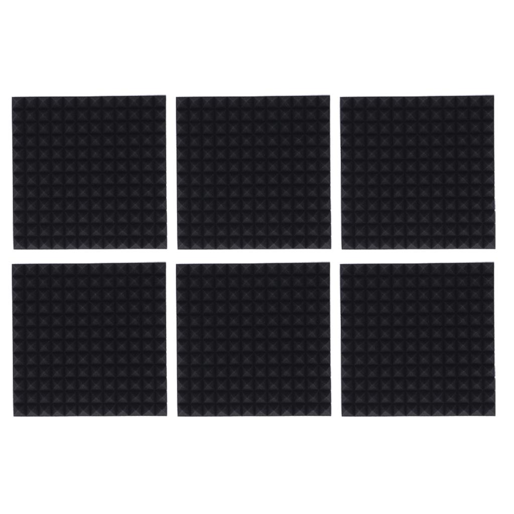 10PCS Acoustic Dampening Panels High Density Sound Insulation Pads for Recording Studio