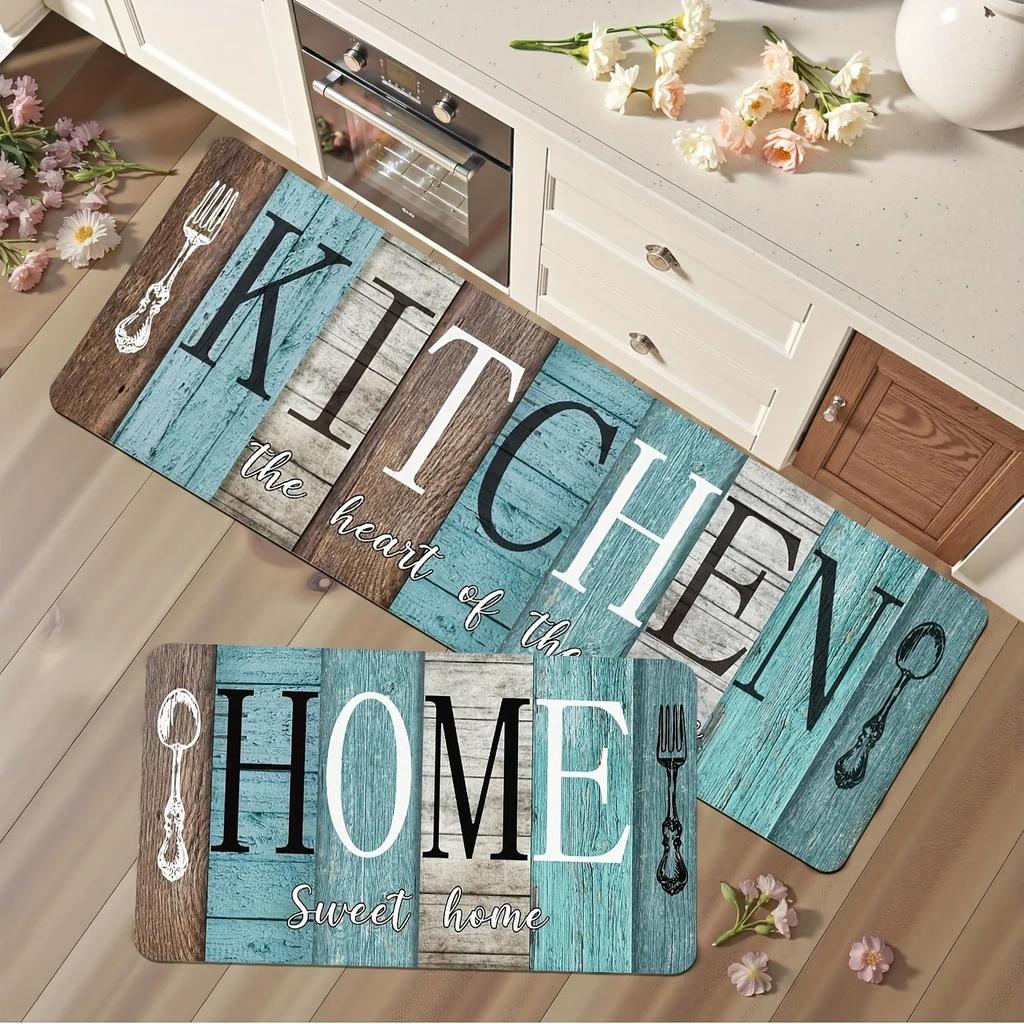 1PC 3D Patroon Keukenvloerkleed Antislip Deurmatten Pop design Badkamervloerkleed Badmat Tapijt voor Thuis Gootsteen Wasruimte Decor