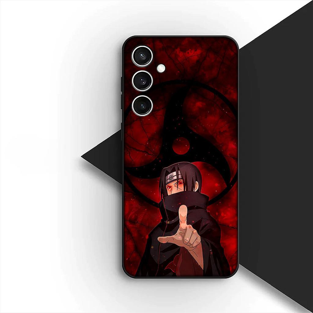 Hülle für Samsung Galaxy S24 S25 S23 FE Ultra Plus S7 Edge S25+ S23+ A56 5G Handyhülle Pain Akatsuki Narutos Itachi Uchiha