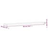 VidaXL Étagères Murales 4 pcs, Tablettes Suspendues avec Rangement, Étagères à Livres Flottantes, Décorations de Salon, 838225