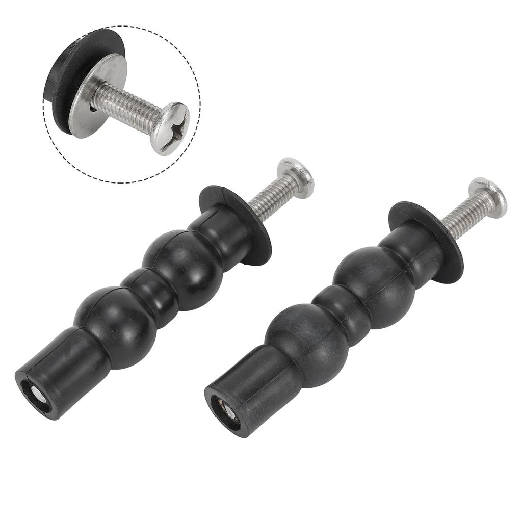 Hinge Screws Seats Hinge Bolt Toilet Lid Easy To Install Ruuber Stainless Steel