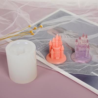 20263D Moule en Silicone Château Miroir DIY Château Princesse pour Aromathérapie Plâtre Parfait pour Festival Ramadan Artisanat DIY Cadeau Décor