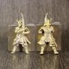 Handmade Brass Gas Mask Soldier Keychain Ornament