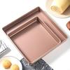 22/28cm Square Non-Stick Baking Pan Thickened Carbon Steel Cake Baking Sheet Tray Cookies Pizza Bread Cake Mold Bakeware Tools