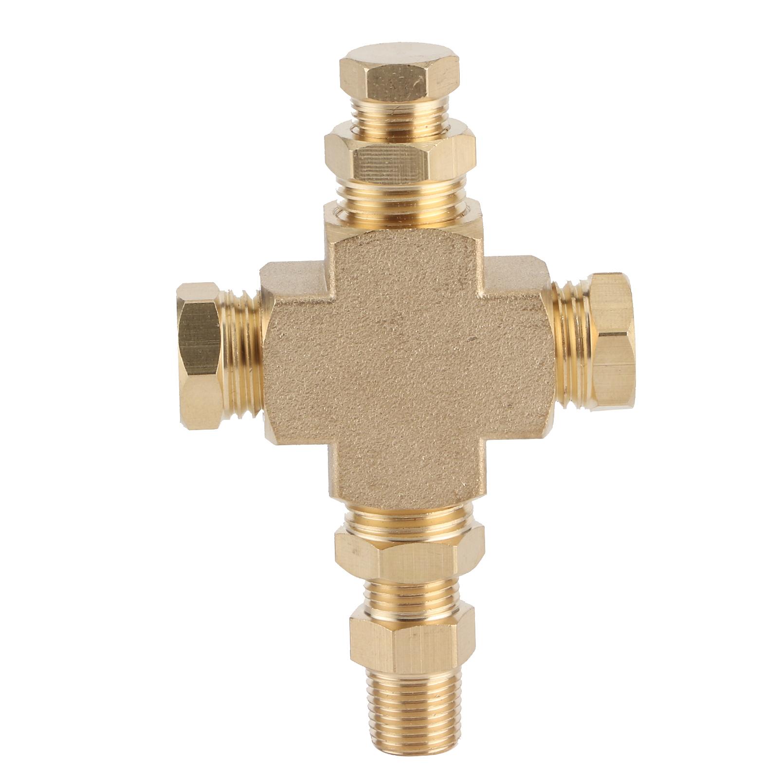 

Sensor Adapter Distributor Oil Pressure Temperature Connector 18in27 NPT 14in18 NPT