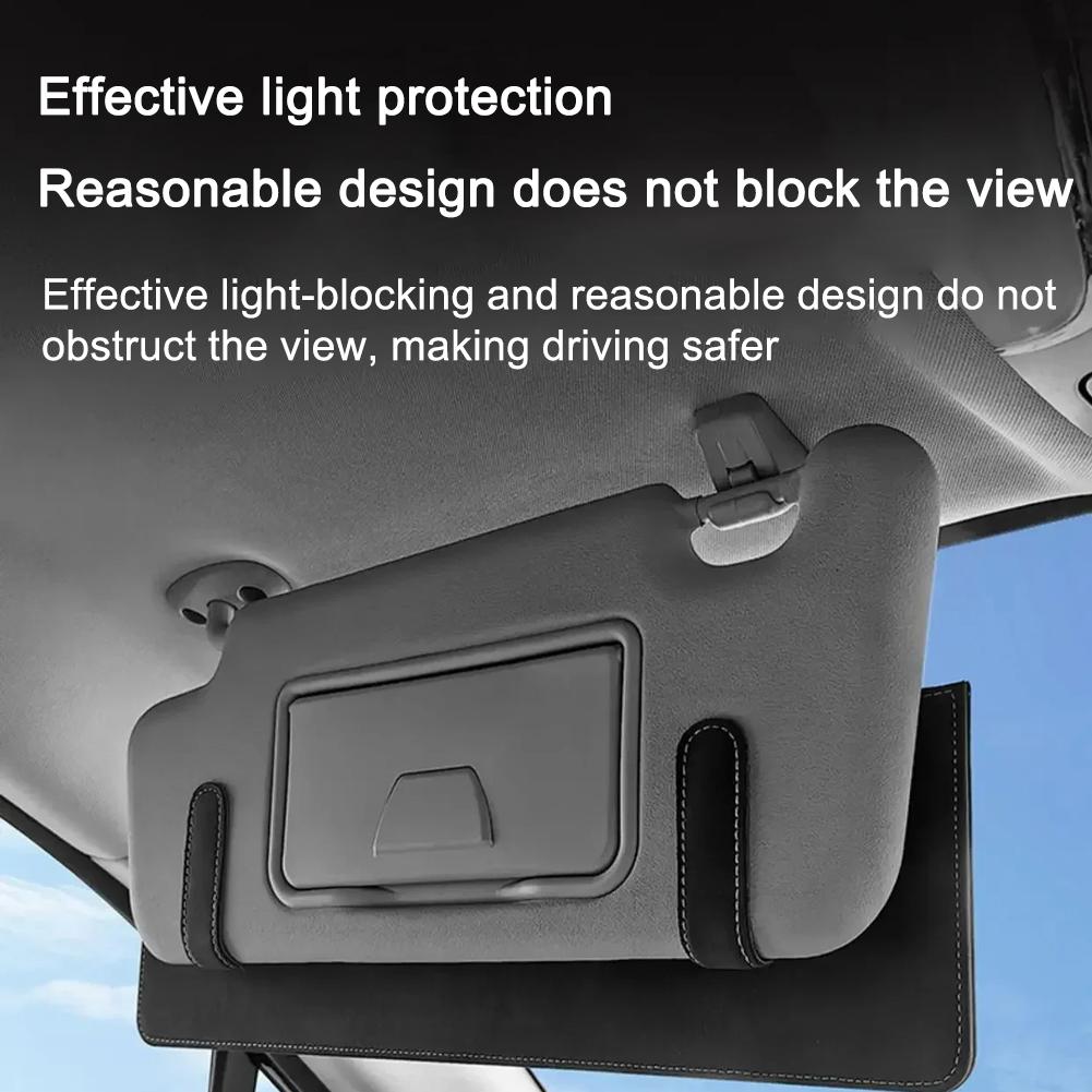Easy Installation Anti Glare Extender Car Sun Visor Sunshine Occlusion