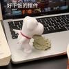 Gag Brian Griffin Vomiting Figurine Family Guy Anime Peripheral Desktop Ornament Trendy Toy Phone Holder Funny Gift For Friends