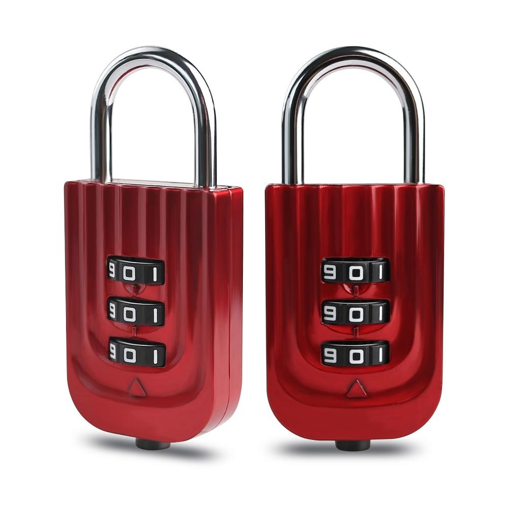 Secure Dormitory Cabinet  Padlock Anti-theft Luggage Combination Lock  Travel Outdoor Tools