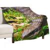 Blue Tongue Lizard In the Garden! Throw Blanket Sofa Bed Beautifuls Thin For Decorative Sofa Blankets