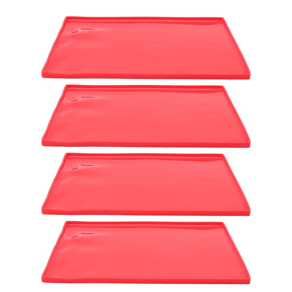 Roll Cake Mat Prevent Stick Food Grade Silicone Flexible Baking Mold Dehydrator Mat with Raised Edge for Biscuits