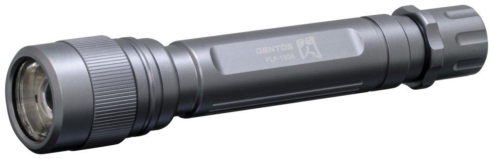 

GENTOS LED Flashlight Lumens 11 Hours of Requires Two AA ANSI Standard (FLP-1806) [200 / Operation], Batteries,