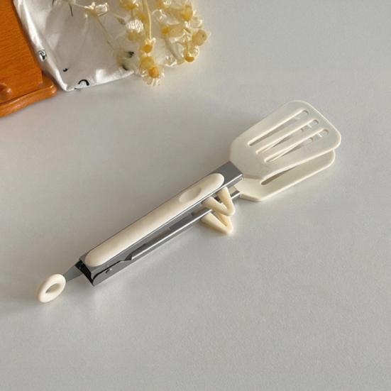 2Pcs Silicone BBQ Tongs 304 Stainless Steel Pot Protection Anti-Slip Design Food-Grade Food Clamp Cooking Tool