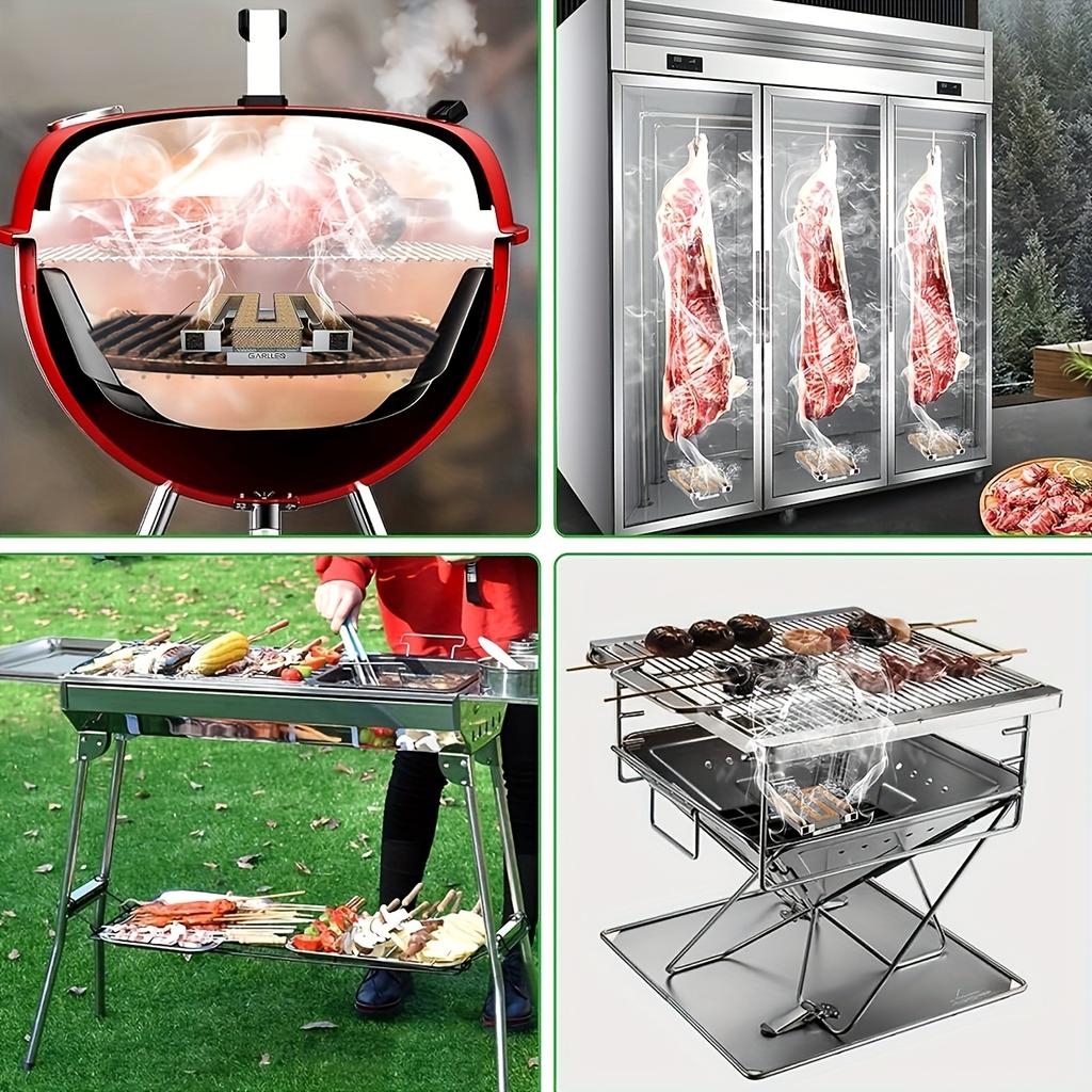 1 kus Generátor studeného kouře 5-20 hodin houstnoucího kouře, Generátor kouře, Může udit lososa, maso, sýr atd.