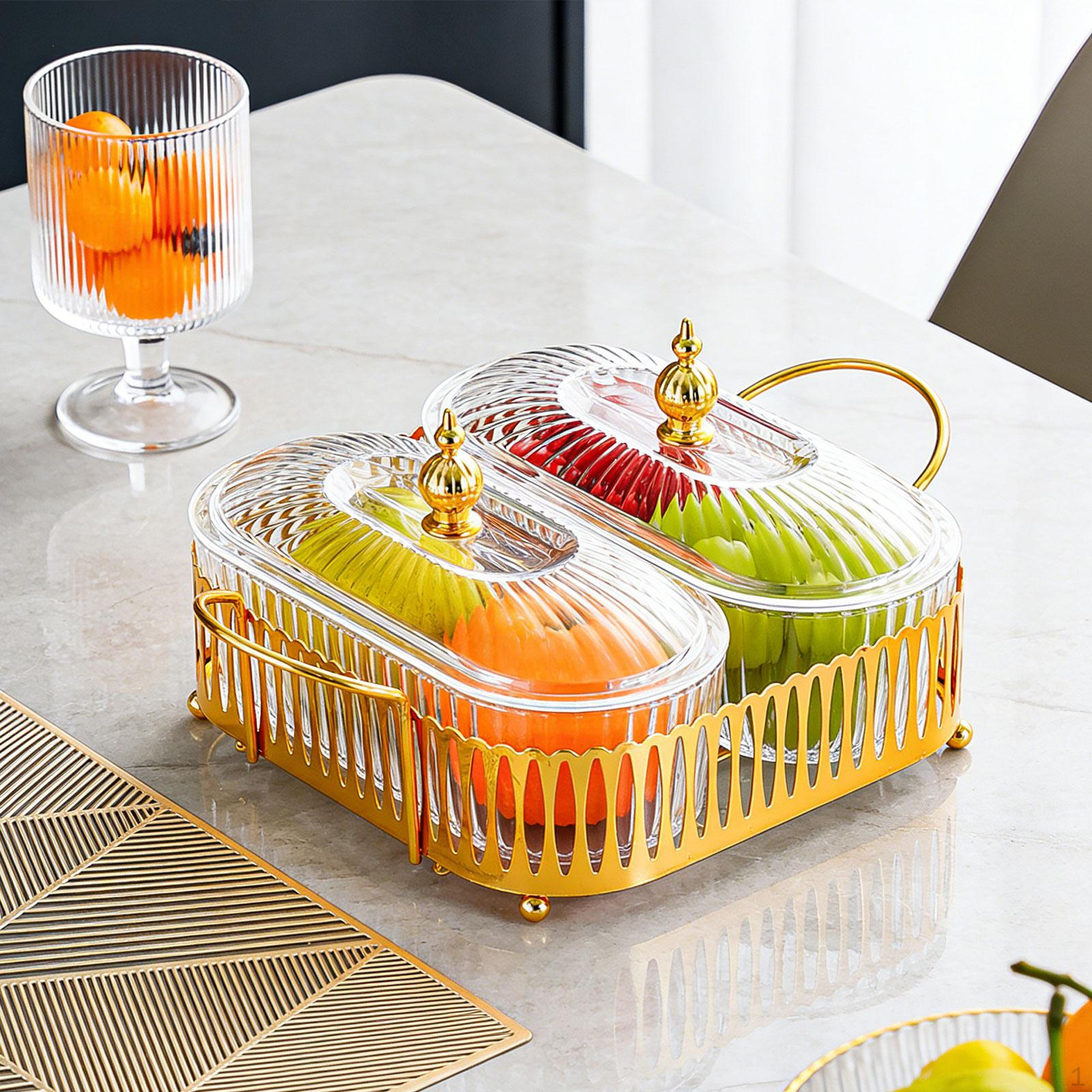

Appetizer Bowls, Meal Trays, Spice Nut Candy Chip Party Kitchen 2 Grid чистий