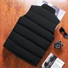 Plus-size Winter Men's Casual Waistcoat Thermal Cotton Vest Jacket