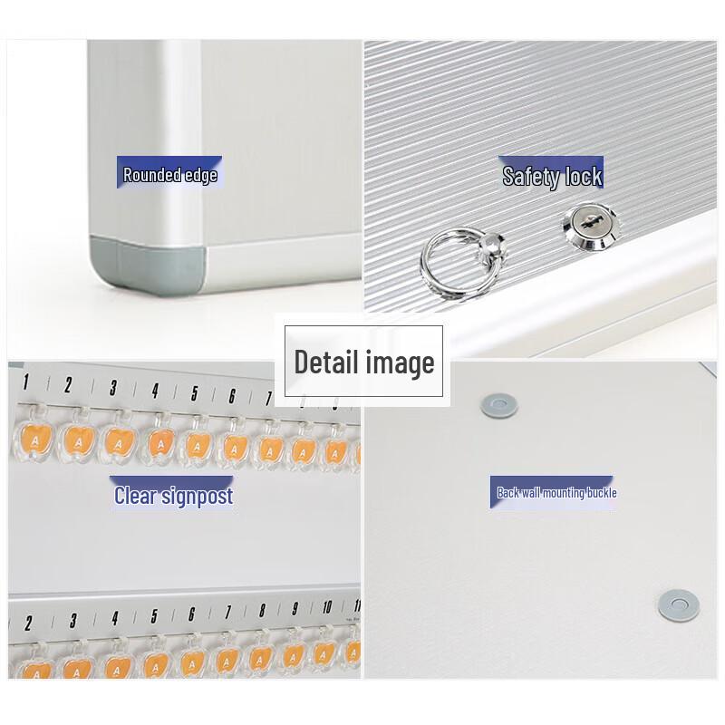 Moyun Wall-Mounted 24-Key Aluminum Alloy Key Storage Box