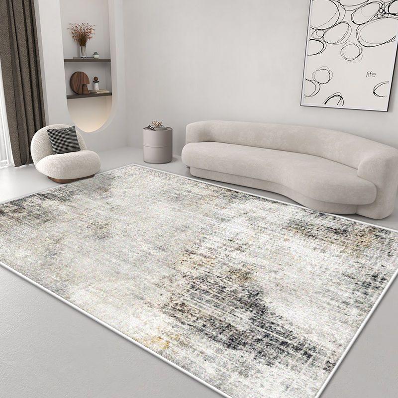 Nordic Abstract Style Carpets for Living Room Ink Wash Modern Decoration Bedroom Non-slip Rug Lounge Coffee Tables Washable Mat